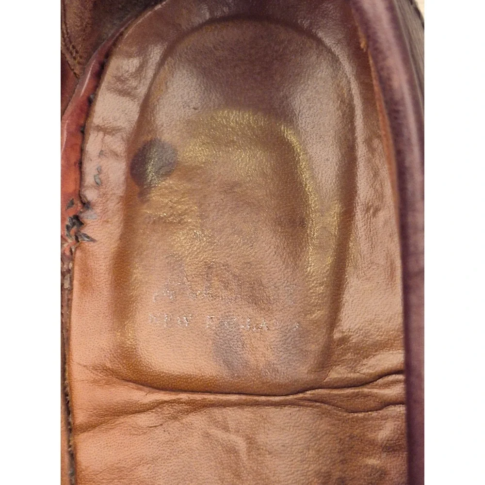 Alden New England Mens Brown Leather Penny Loafers Dress Shoes 9694 Sz 11.5 B/D - Picture 16 of 16